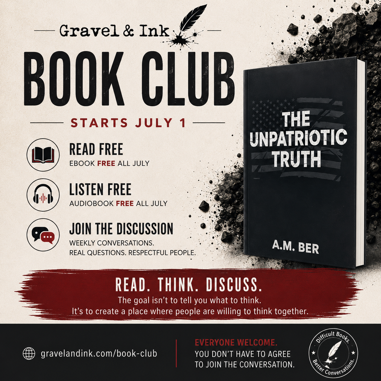 Home bookclub promotion july